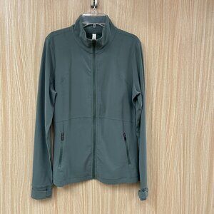 Zella Studio Luxe Green Jacket Size Medium